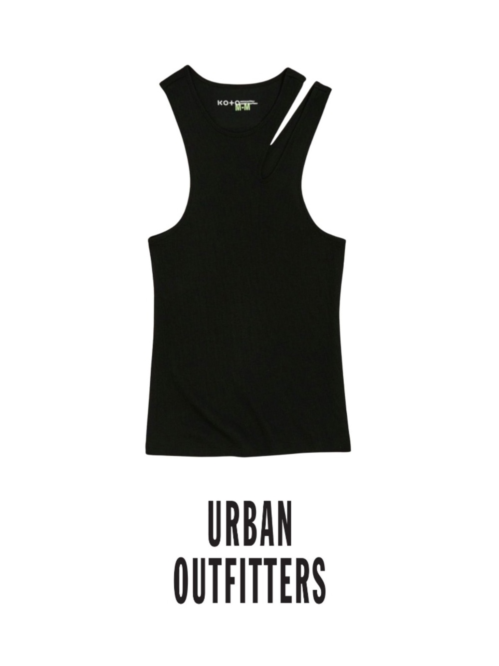 Urban Outfitters’ KO+O Cutout Ribbed Tank Top
